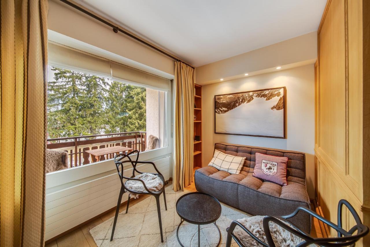 Lovely Studio In Crans' Center Bagian luar foto
