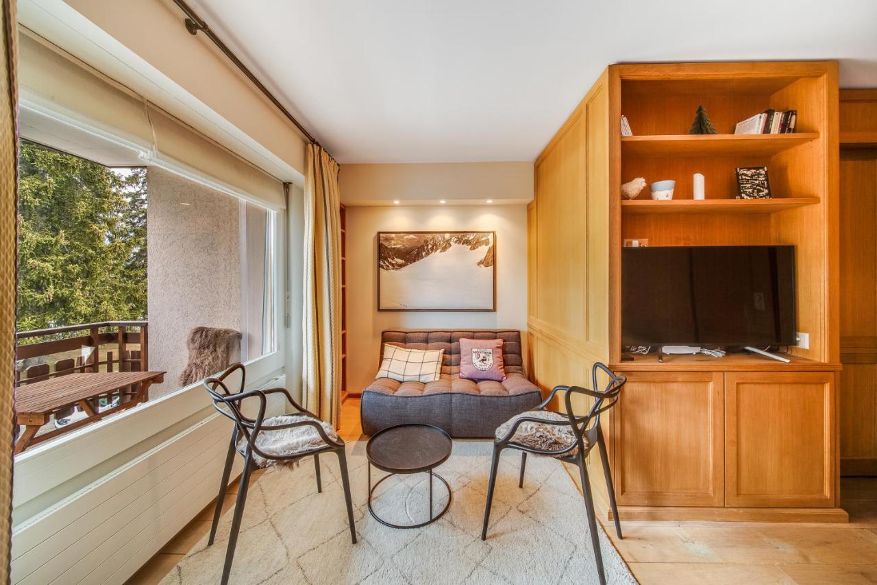 Lovely Studio In Crans' Center Bagian luar foto