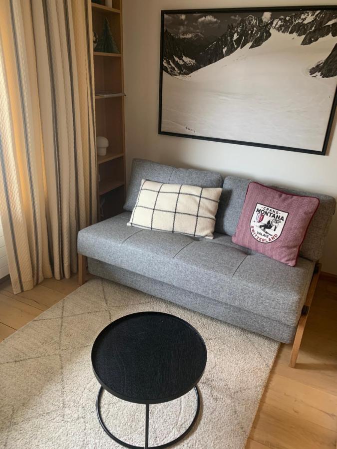 Lovely Studio In Crans' Center Bagian luar foto